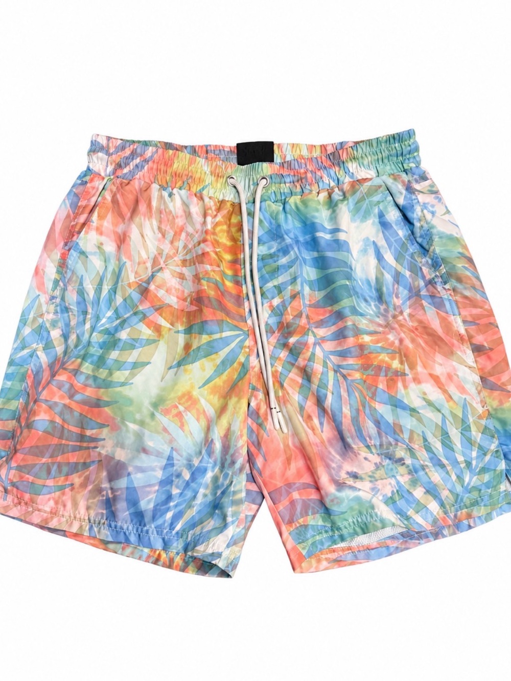 CSG Mens Storm Palm Cove Tropical Print Swim Shorts Size Large
